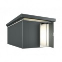 Depandance CASANOVA 3x6 con Porta a 1 Battente Biohort
