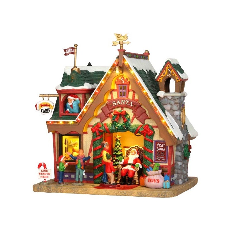 Santa's Cabin with 4.5V Adapter Ref. 35554 DEFECTIVE PRODUCT