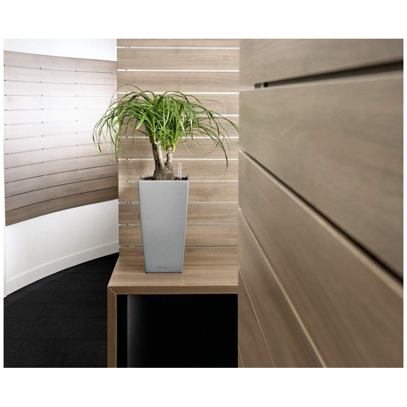 Premium Cubic Pot 22 Lechuza Complete Set Premium Cubic Pot 22 Lechuza Complete Set