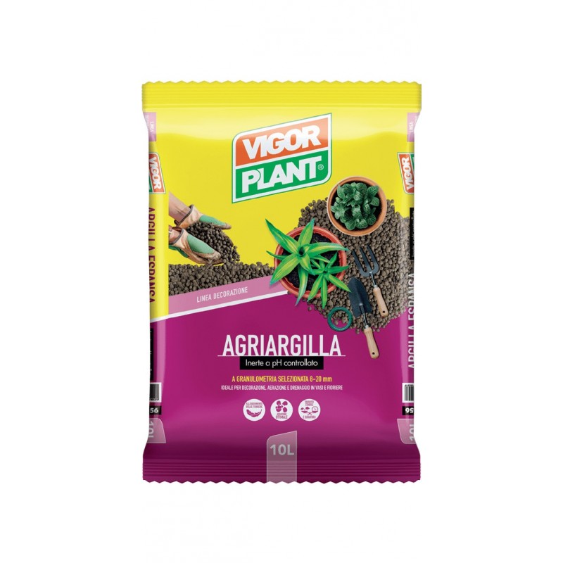Expanded clay with controlled ph Agriargilla 10 liters Vigorplant Expanded clay with controlled ph Agriargilla 10 liters Vigorplant