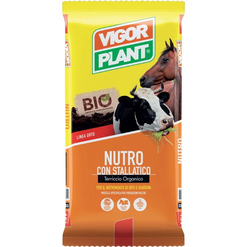 Terriccio Nutro con Stallatico 45 litri Vigorplant Terriccio Nutro con Stallatico 45 litri Vigorplant