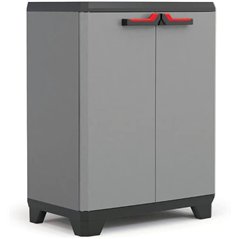 Keter Stilo Low Outdoor Cabinet with 1 Adjustable Shelf - ISTA 6 - 68X39X90H