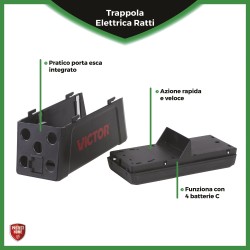 Trappola elettrica per ratti VICTOR SBM