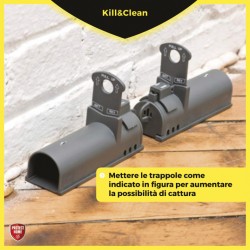 Trappola per Topi Kill & Clean SBM