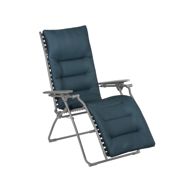 EVOLUTION Reclining Deck Chair LaFuma LFM2830 Bleu Encre/Titane EVOLUTION Reclining Deck Chair LaFuma LFM2830 Bleu Encre/Titane
