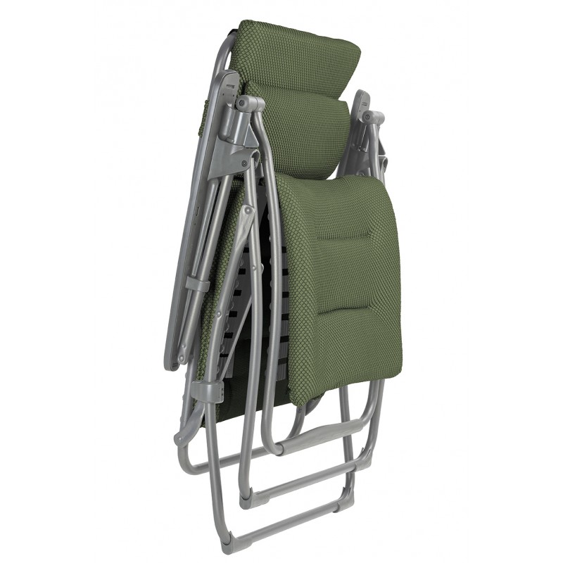 FUTURA LaFuma LFM3130 Olive/Titane Reclining Deck Chair FUTURA LaFuma LFM3130 Olive/Titane Reclining Deck Chair