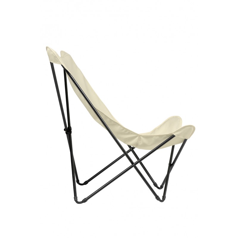 POP UP XL Folding Armchair LaFuma LFM2777 Ecru/Black mat POP UP XL Folding Armchair LaFuma LFM2777 Ecru/Black mat