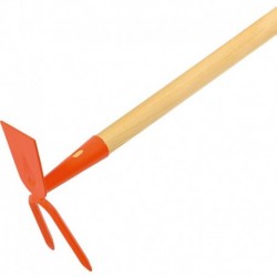 Bident square hoe with handle Stocker