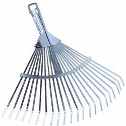 Rake for foliage Stocker