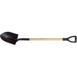 Steel shovel with wooden handle Stocker 124 cm