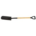 Steel gardener spade with wooden handle Stocker