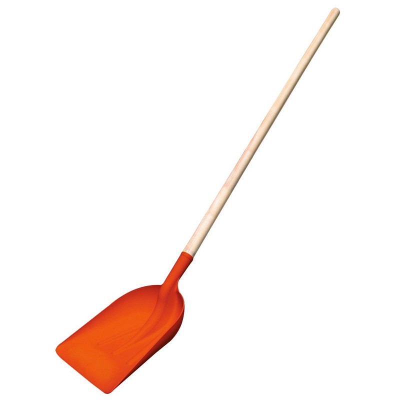 Polypropylene Stocker snow/grain shovel with handle