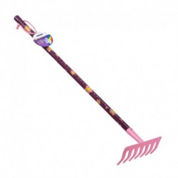 Rake Stocker 78 cm 7 teeth pink color KIDS GARDEN