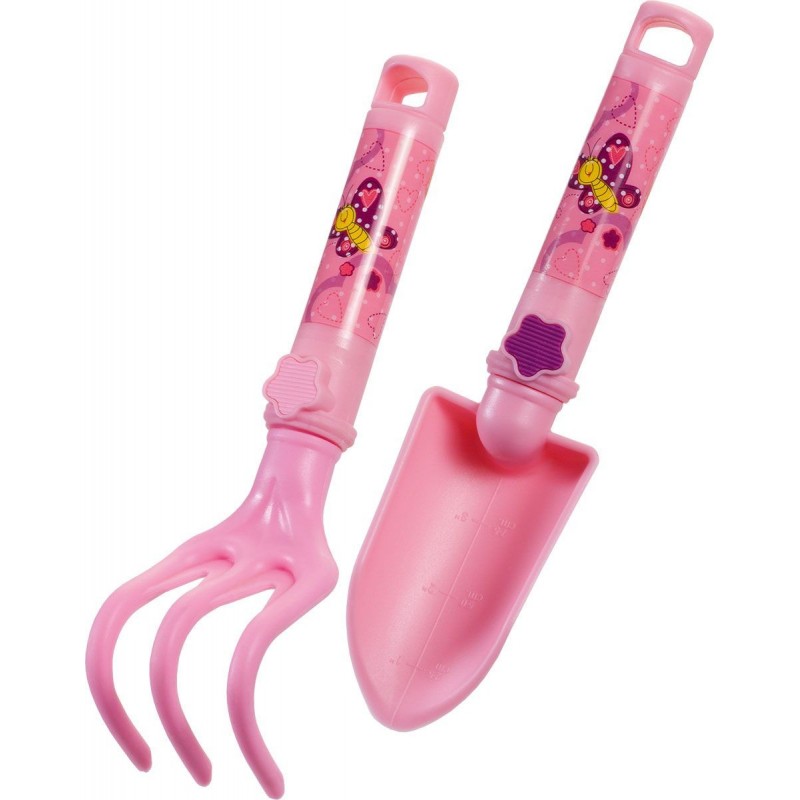Stocker Set attrezzi giardinaggio rosa KIDS GARDEN