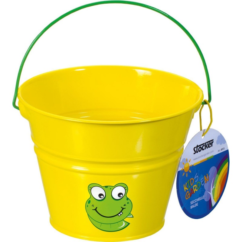 KIDS Stocker GARDEN yellow bucket