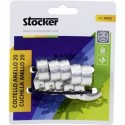 Aluminum ring knife Stocker 22 mm 5 pieces in blister