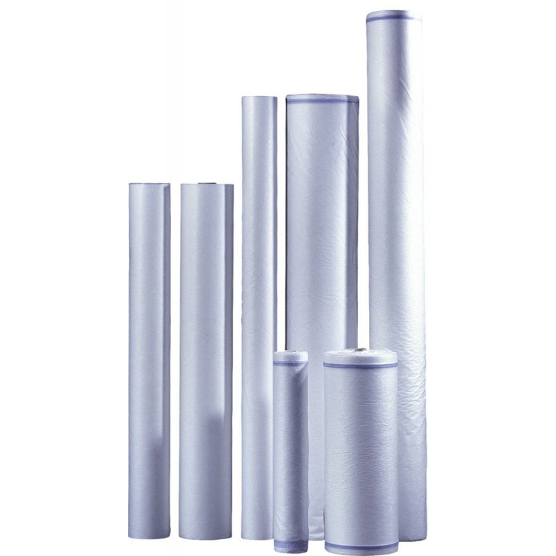 White tubular non-woven fabric Stocker 0,80 x 500 m 19 gr