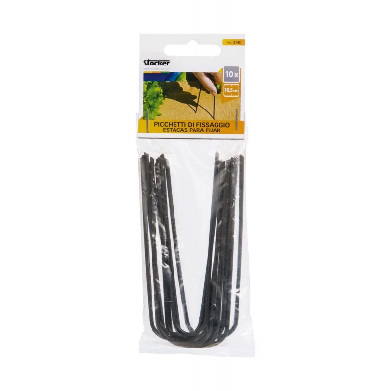 Steel fixing pegs Stocker 10,5 cm 10 pcs/box