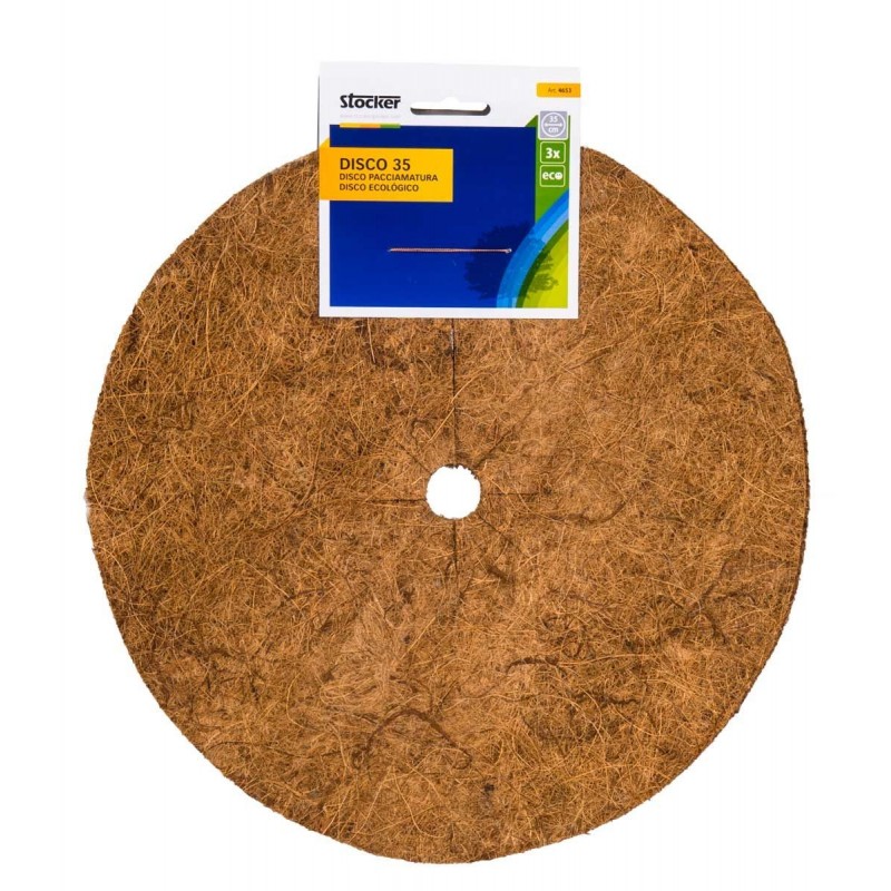 Coconut fiber mulching disc Stocker Ø35 cm 3 pcs Coconut fiber mulching disc Stocker Ø35 cm 3 pcs