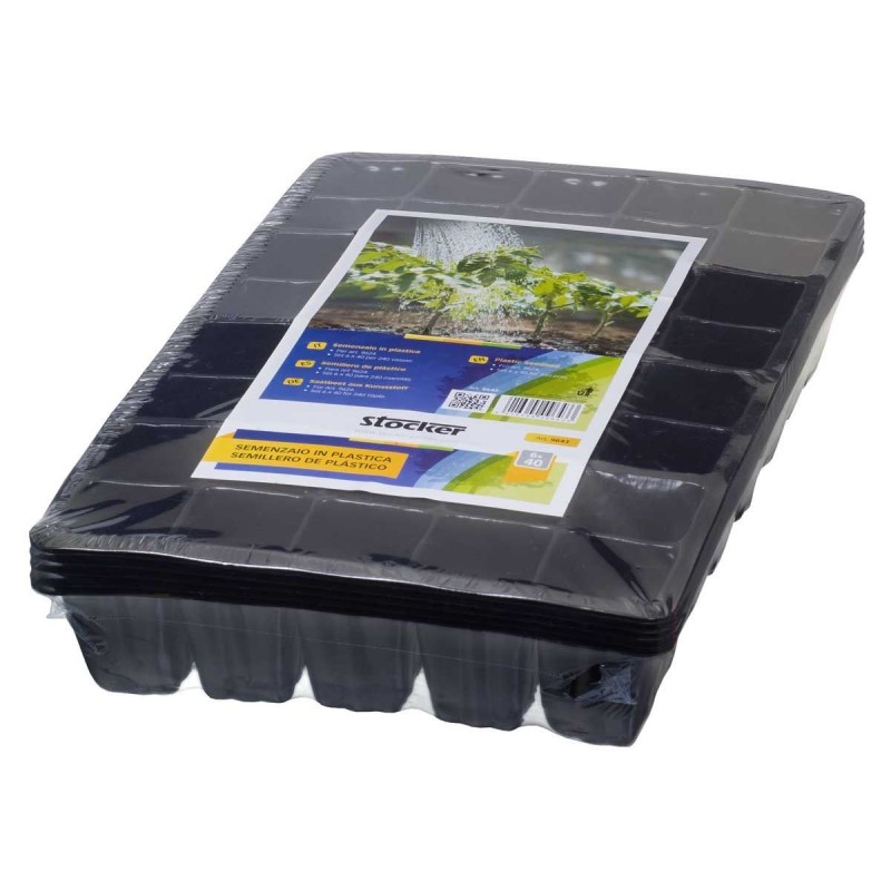 Plastic seedbed Stocker 6 x 40 pots ric. for Art. 9624