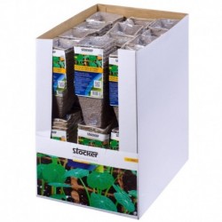 Square peat fiber pot Stocker 8 x 8 x h8 cm
