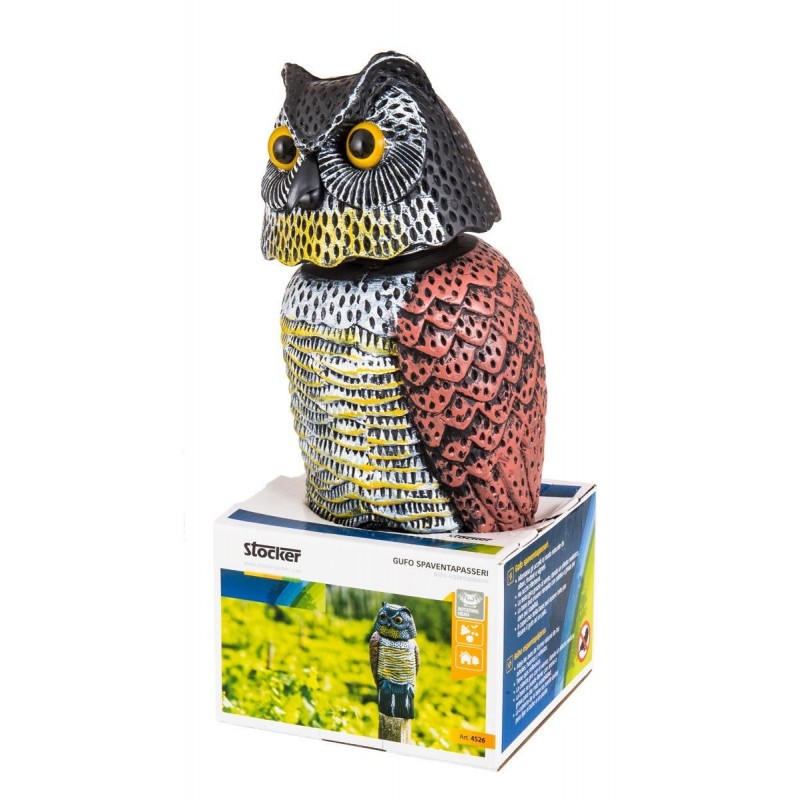Owl scarecrow Stocker 16 x 17 x h37,5 cm