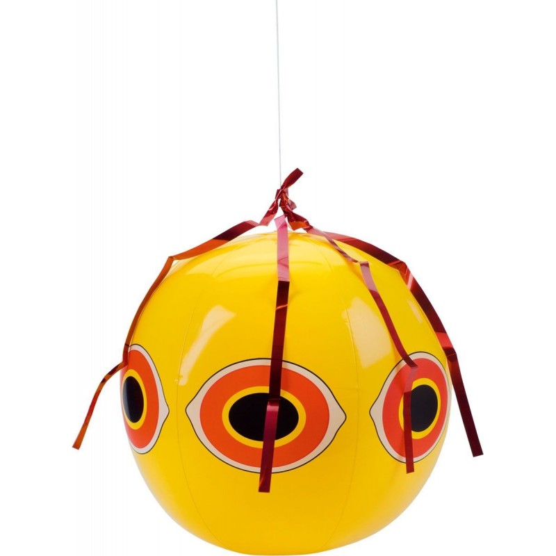 Yellow balloon scarecrow Stocker Ø40 cm