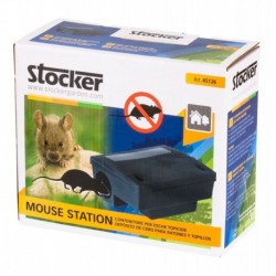 Mouse Stocker Station Rat poison bait container 23 x 18 x h9,5 cm