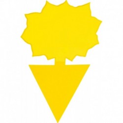 Insect Yellow Sticker Stocker Dekor