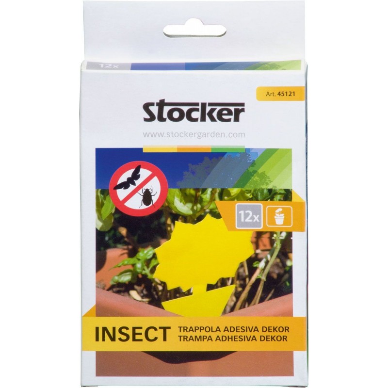 Insect Yellow Sticker Stocker Dekor