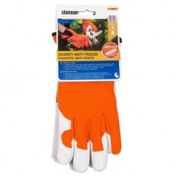 Cut resistant leather gloves, mis. Stocker 10/L