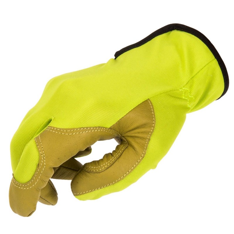 Garden gloves with real leather palm Stocker 8/S