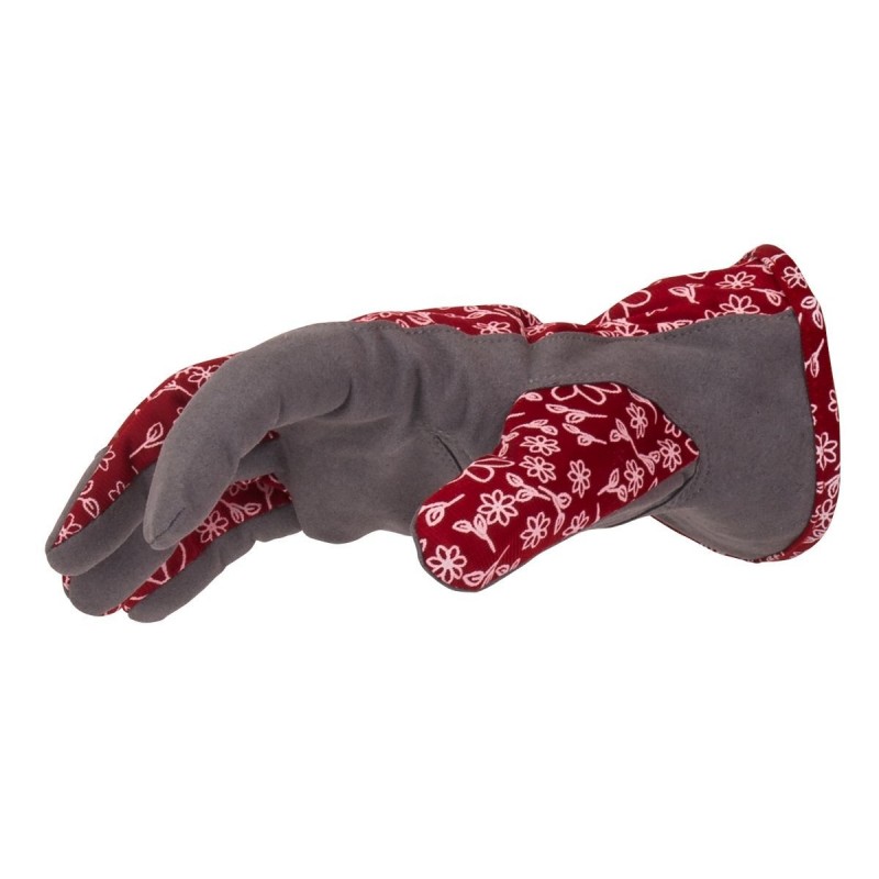 Garden gloves size Stocker 8/S red