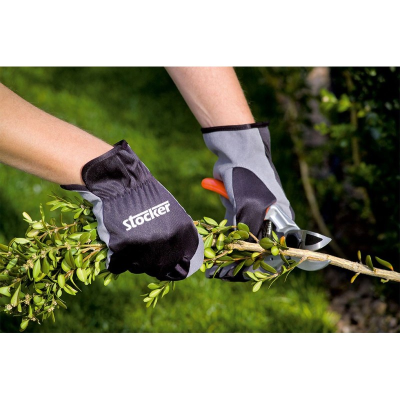 Work gloves size Stocker 9/M black