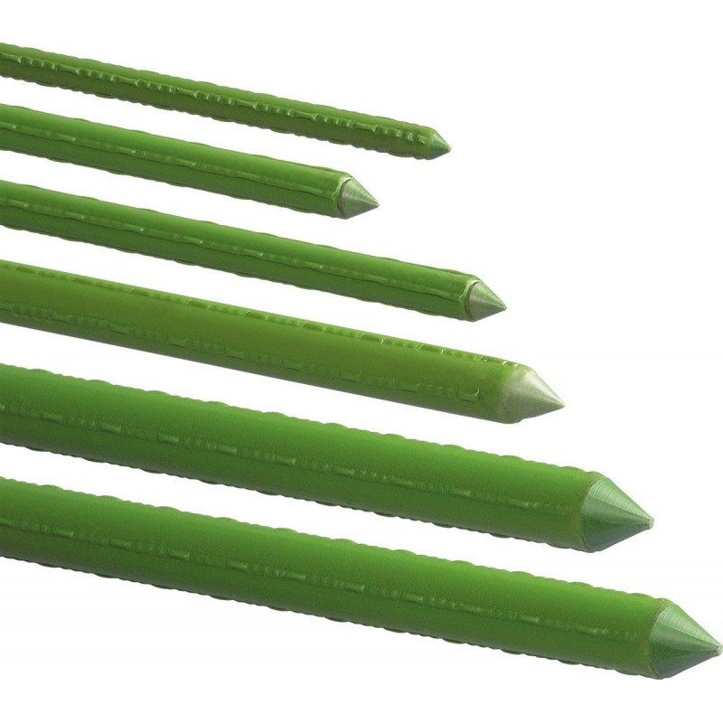Plasticized steel plant support Stocker 11 mm x 150 cm Plasticized steel plant support Stocker 11 mm x 150 cm