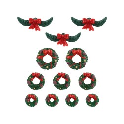 Garland And Wreaths Set Of 12 Cod. 04802