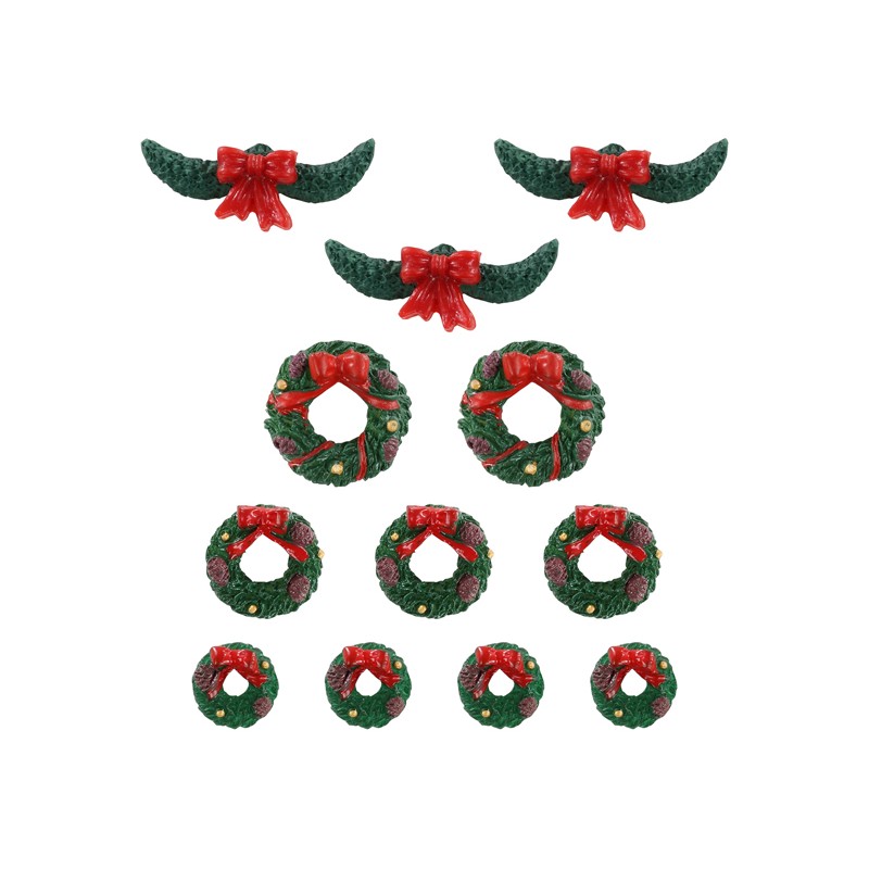 Garland And Wreaths Set Of 12 Ref. 04802 Garland And Wreaths Set Of 12 Ref. 04802