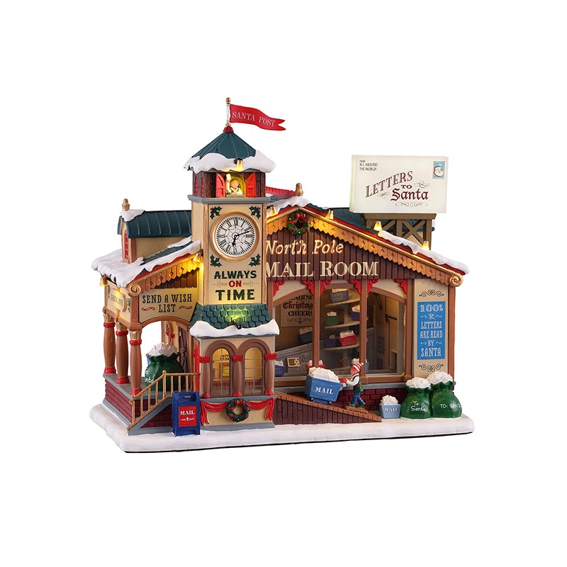 North Pole Mail Room with 4.5V Adapter Ref. 15733 DEFECTIVE PRODUCT