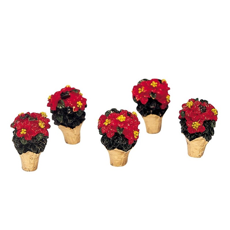 Poinsettias Set of 5 Ref. 34970 Poinsettias Set of 5 Ref. 34970