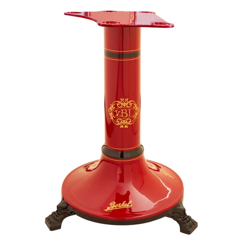 Berkel Piedistallo per B2 Rosso con Decori Oro