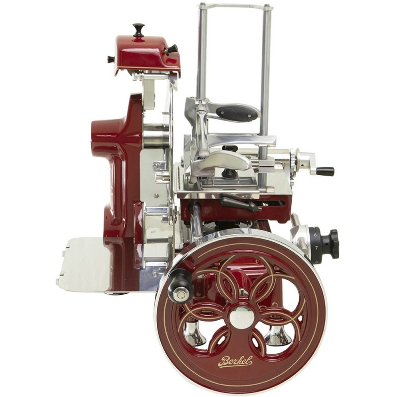 Berkel Affettatrice Volano Fiorato B2 colore Rosso Berkel - Decori Oro Berkel Affettatrice Volano Fiorato B2 colore Rosso Berkel - Decori Oro