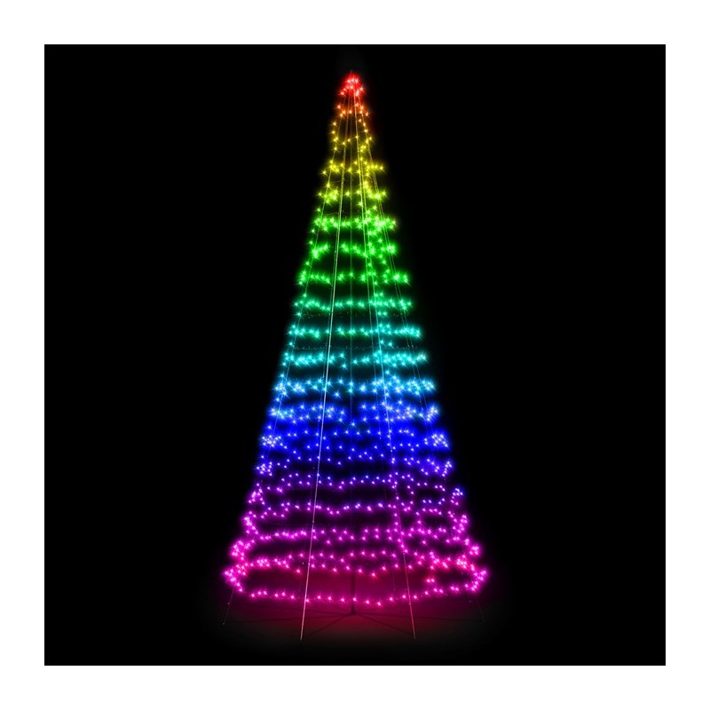 Twinkly LIGHT TREE Albero di Natale Smart 6 m 1000 Led RGBW BT + WiFi