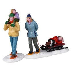 Long Day Snowshoeing Set Of 2 Cod. 22148