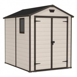 Keter Casetta da Giardino in Resina MANOR 6x8 Beige PRODOTTO CON DIFETTI