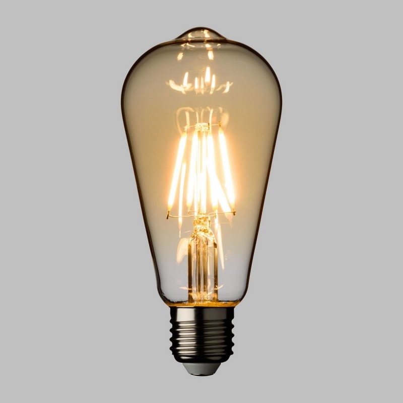 Lampadina E27 Vintage Retro' Ø 64 Bianco Caldo 4W