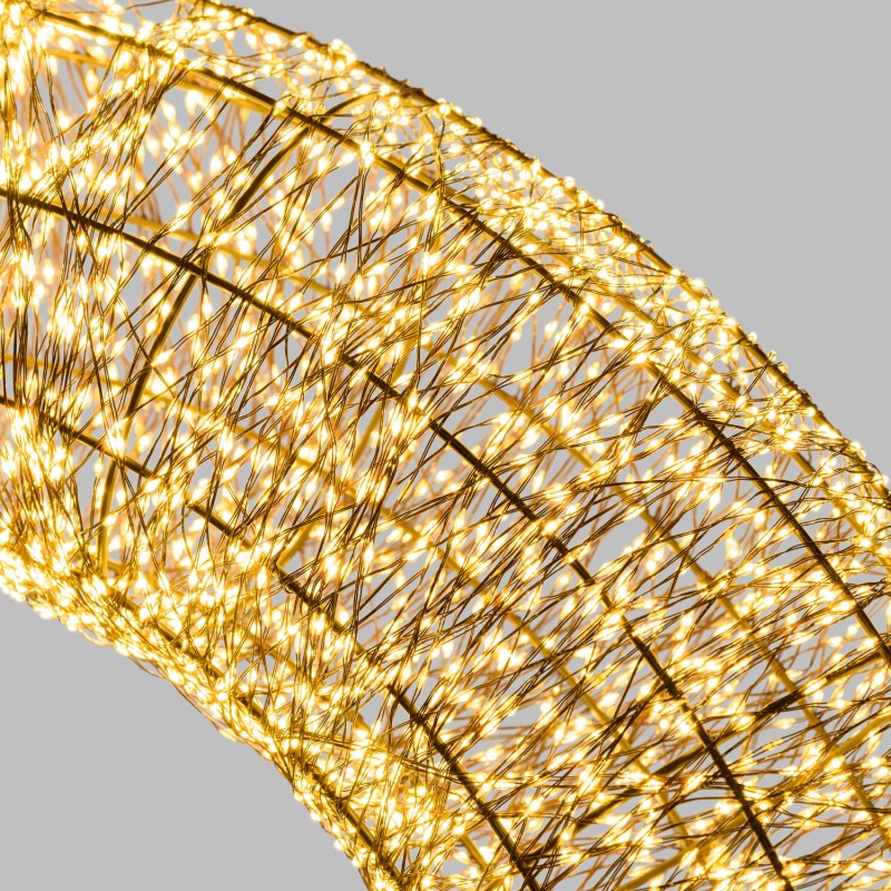 Corona 3D Brown Ø 110cm HDM 15000 MicroLED WARM WHITE and COLD WHITE Corona 3D Brown Ø 110cm HDM 15000 MicroLED WARM WHITE and COLD WHITE