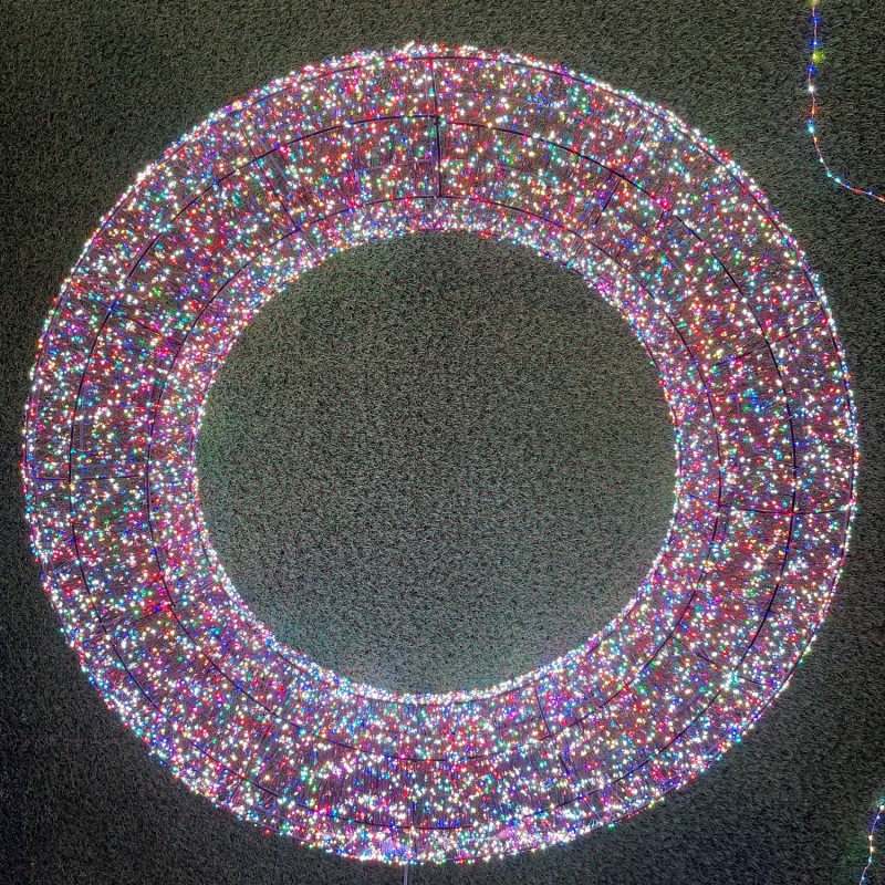 Corona 3D Marrone Ø 110cm HDM 15000 MicroLED RGB