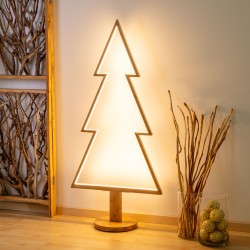 Albero Natale Abete con Base H145cm DLW Strip SMD LED SuperBright