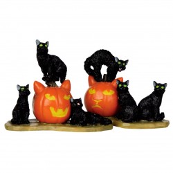 Halloween Cats Set Of 2 Cod. 12883