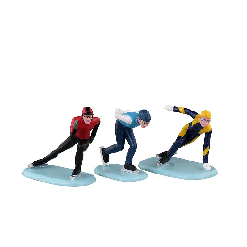 Speed Skaters Set Of 3 Cod. 32217